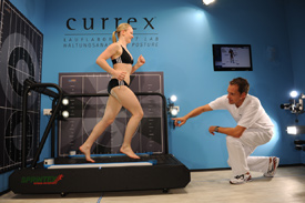 Currex-Lauflabor - Laufbandanalyse, Bewegungsanalyse